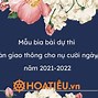 An Toàn Giao Thông Cho Nụ Cười Ngày Mai Thcs 2023