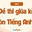 Đề Thi Giữa Kì 1 Tiếng Anh 4 Kết Nối Tri Thức